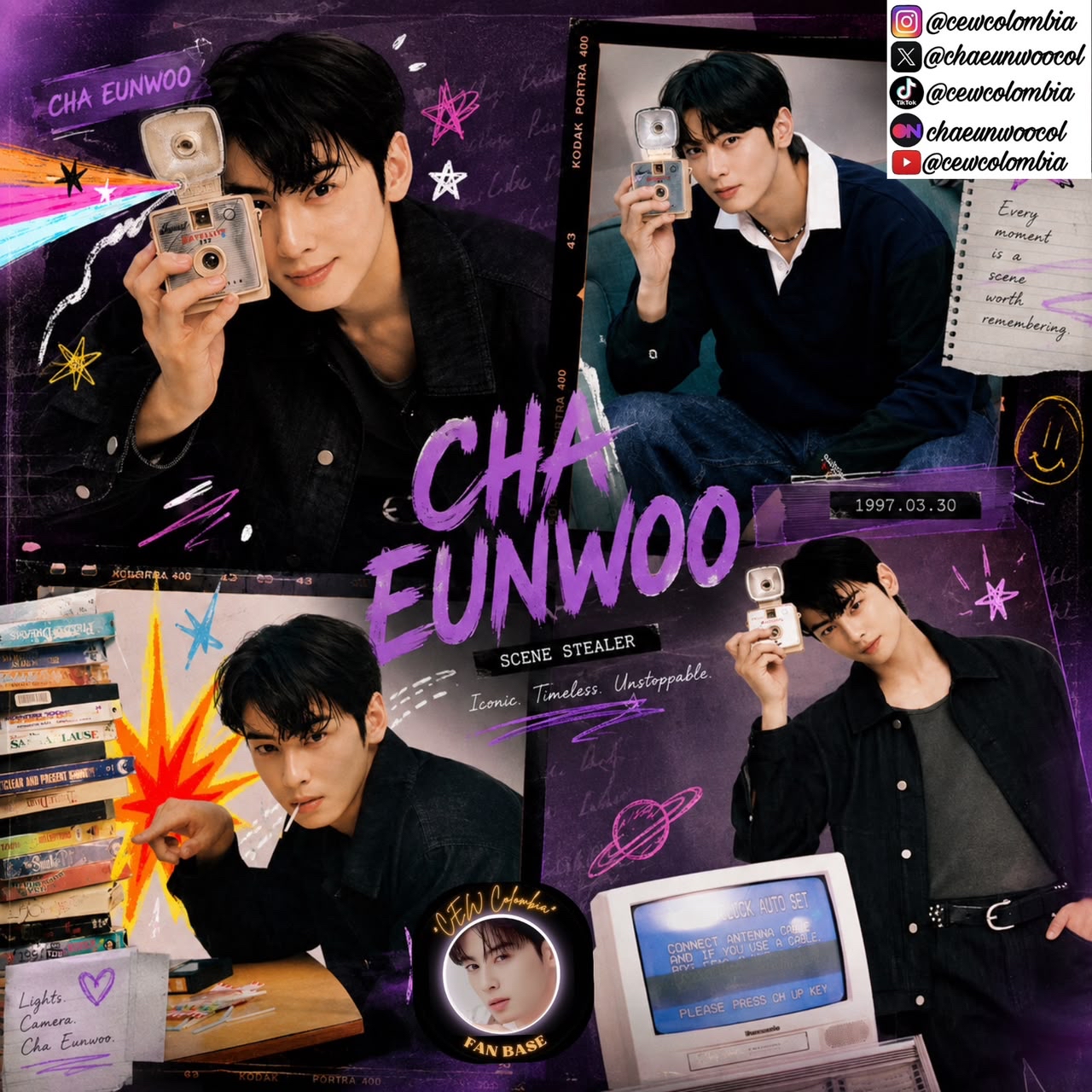 A moment captured by a fan of Cha Eunwoo
