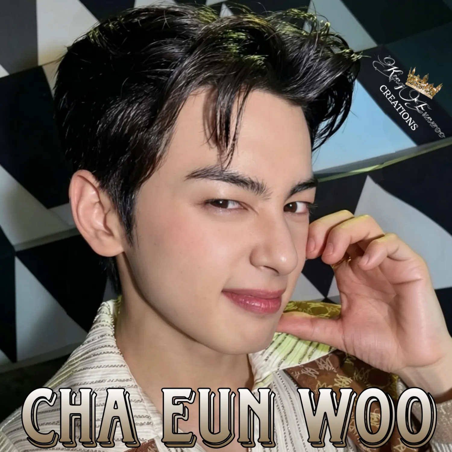 Behind-the-scenes cut of Cha Eunwoo