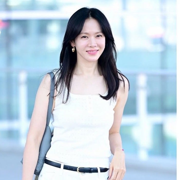 粉丝拍下的孙艺珍瞬间