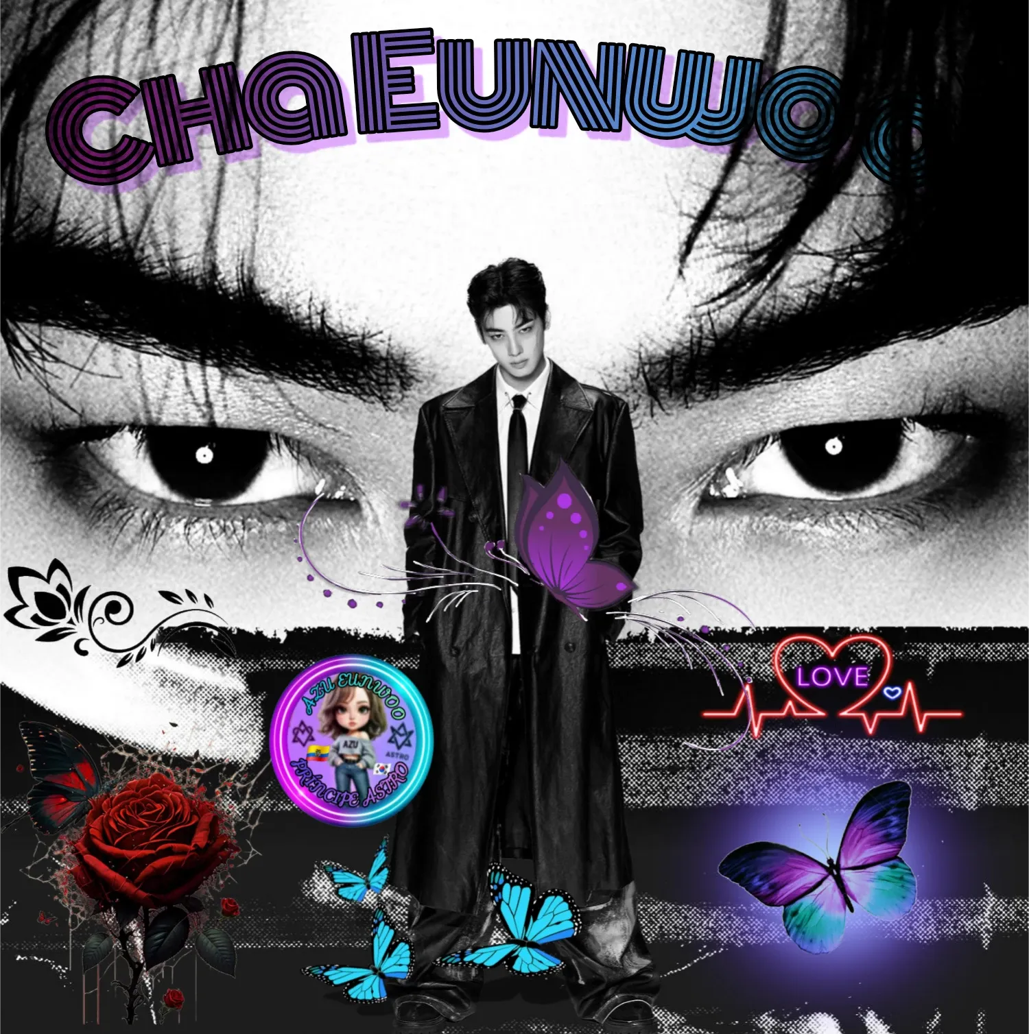 A moment captured by a fan of Cha Eunwoo