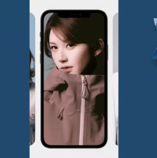 A moment captured by a fan of Zhao Lusi