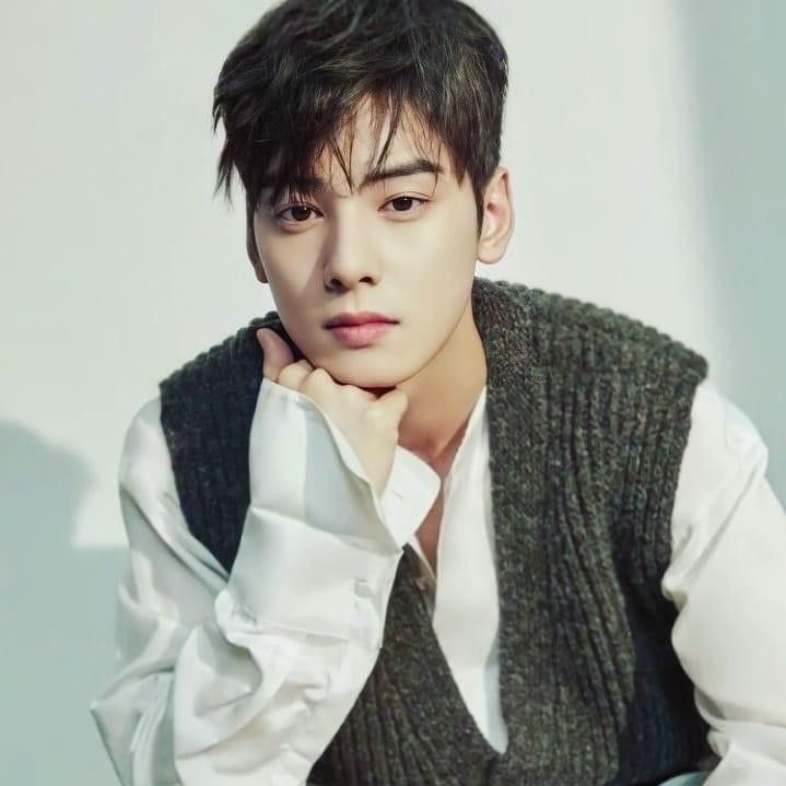 Behind-the-scenes cut of Cha Eunwoo