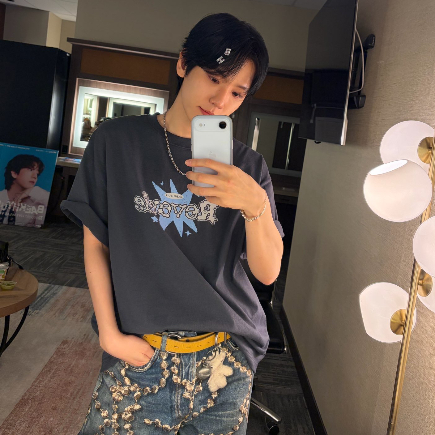 A moment captured by a fan of Baekhyun