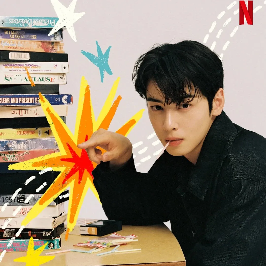 A moment captured by a fan of Cha Eunwoo