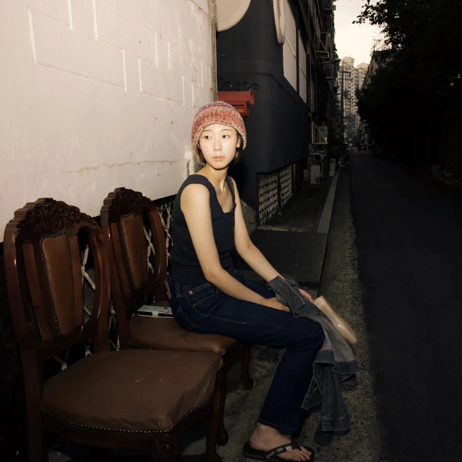 Behind-the-scenes cut of Han Yeji