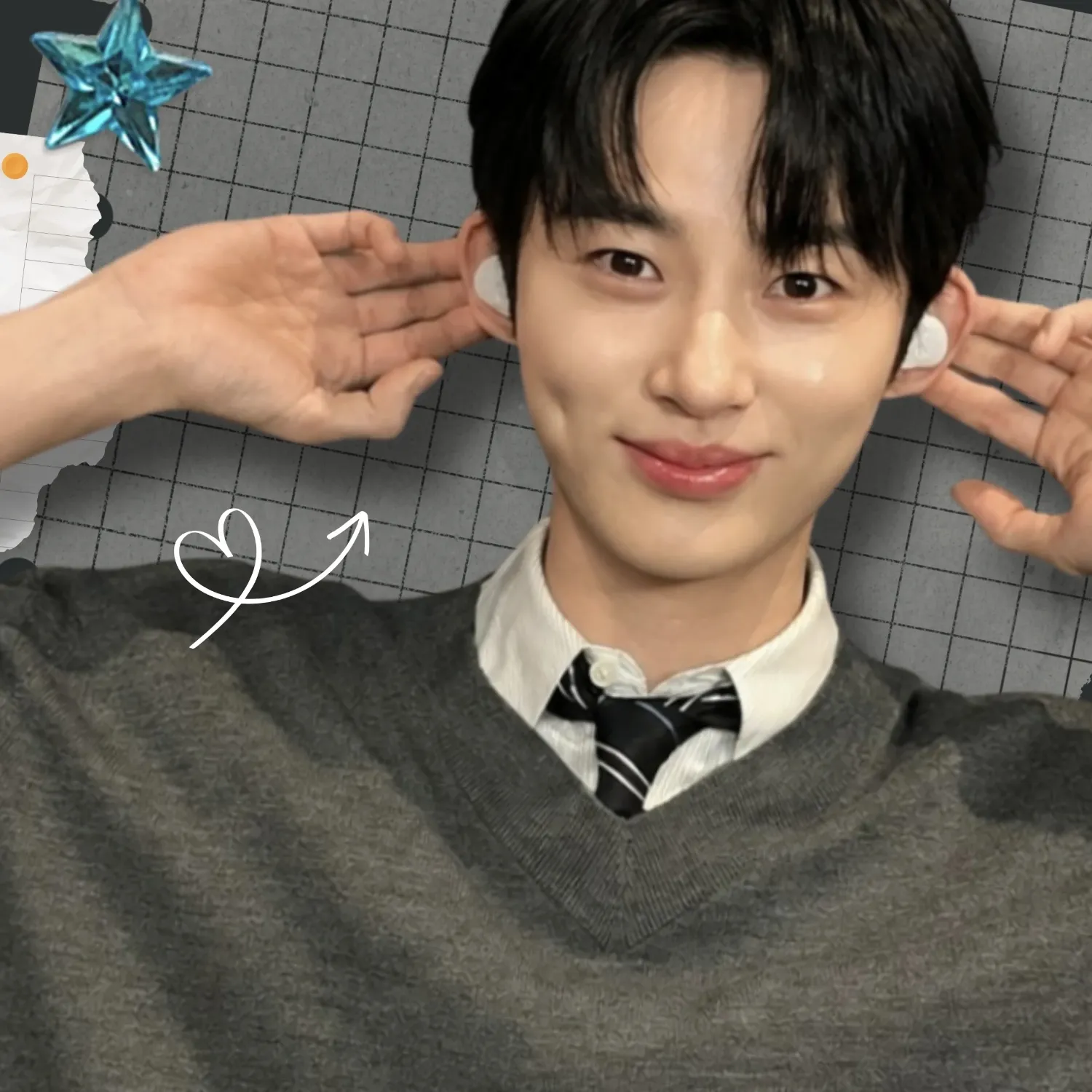 A moment captured by a fan of Byeon Wooseok