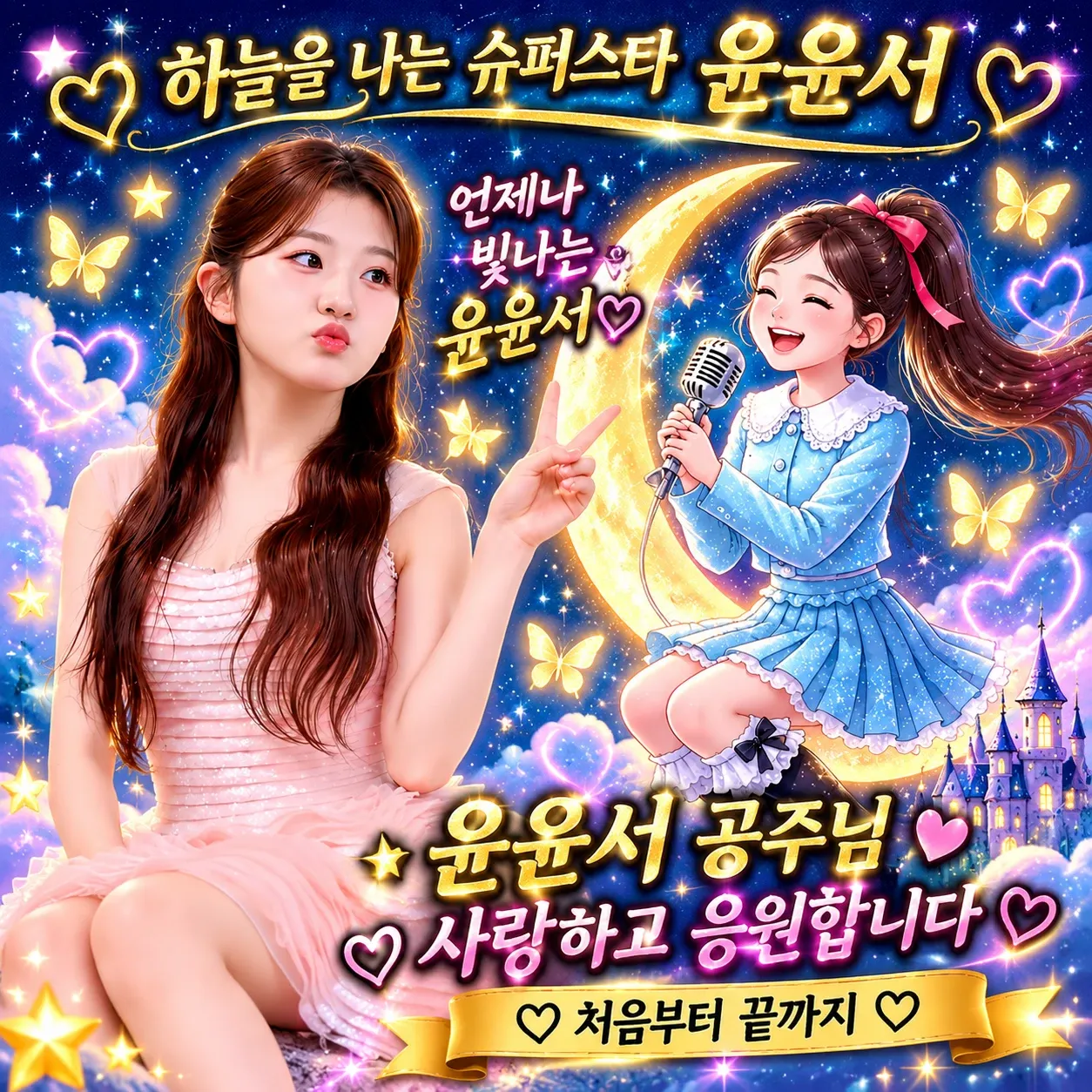 A moment captured by a fan of Yoon Yoonseo