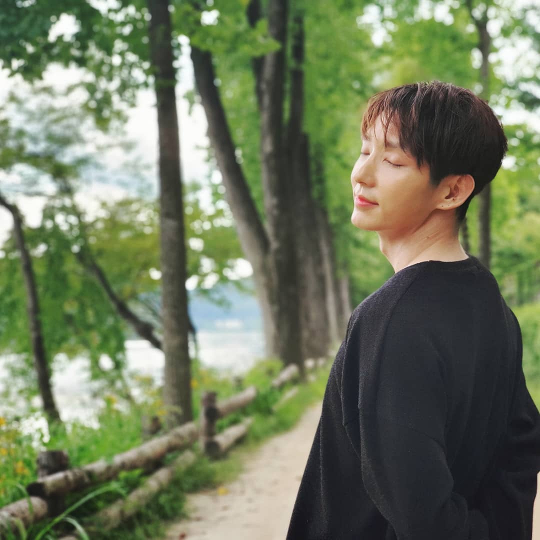 Recent activity shot of Lee Joongi