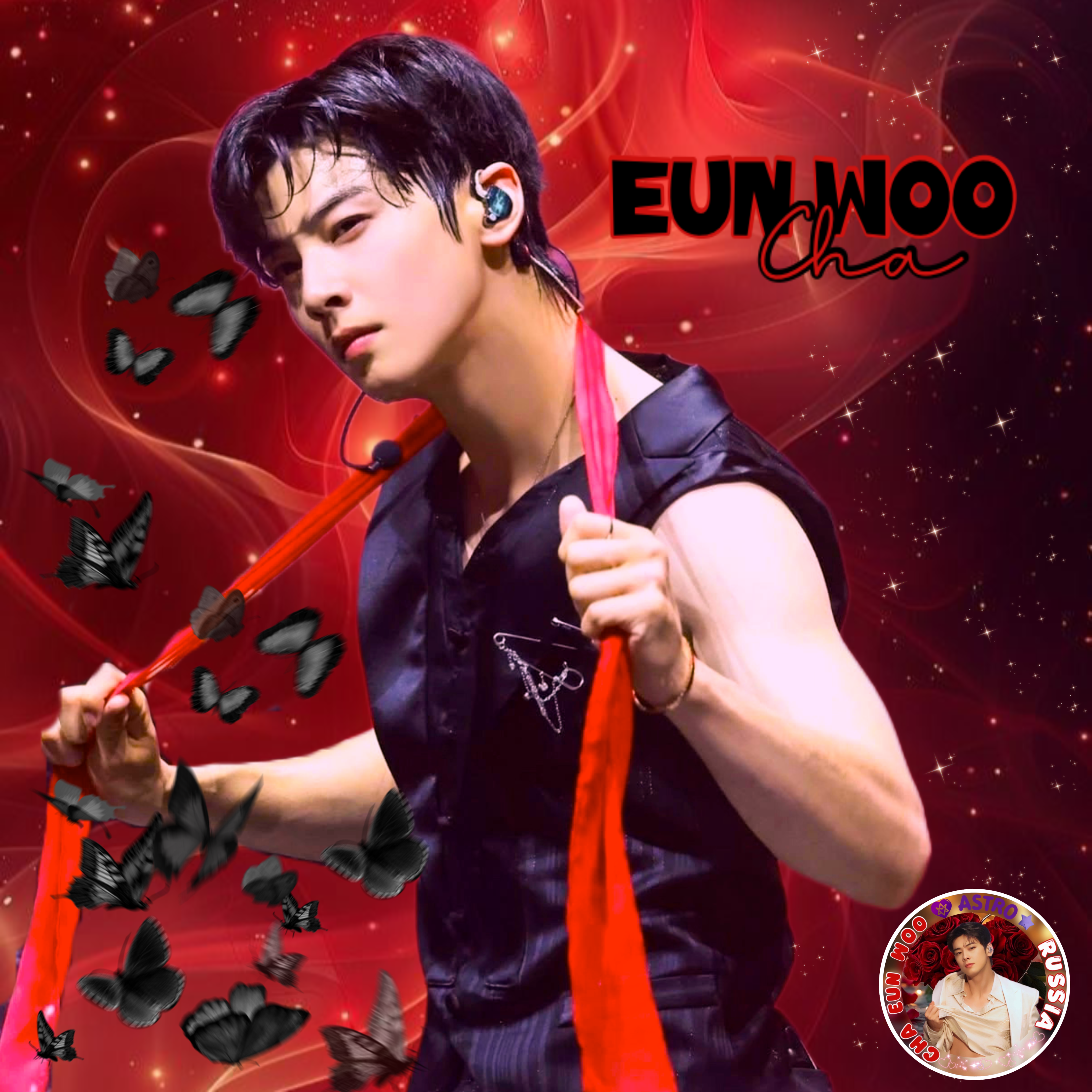 A moment captured by a fan of Cha Eunwoo