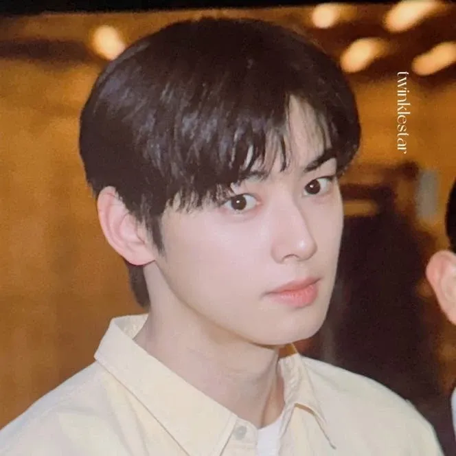 A moment captured by a fan of Cha Eunwoo