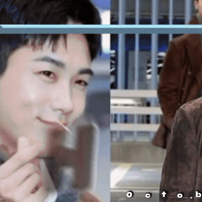 A moment captured by a fan of Park Hyungsik