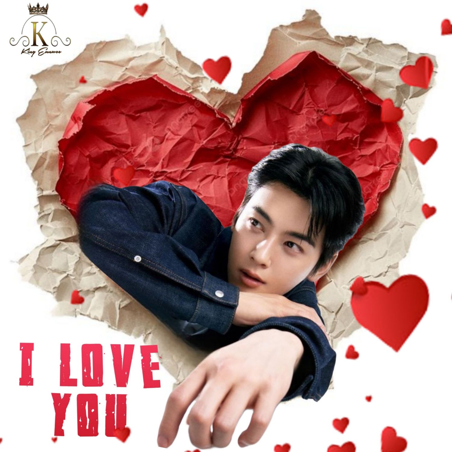 Behind-the-scenes cut of Cha Eunwoo