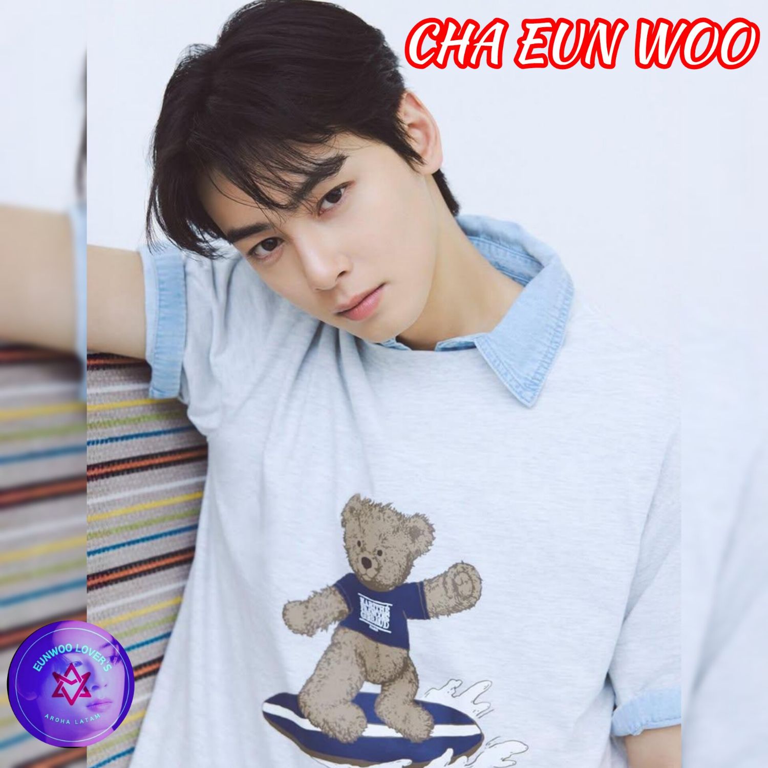 Recent activity shot of Cha Eunwoo