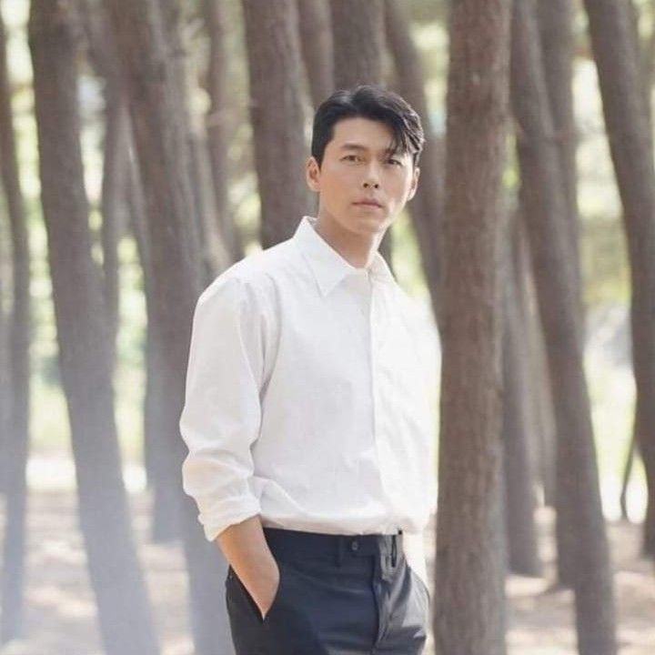 Momen yang diabadikan oleh penggemar Hyun Bin