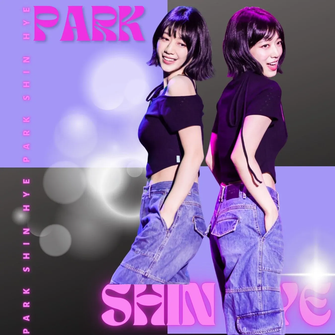 Behind-the-scenes cut of Park Shinhye
