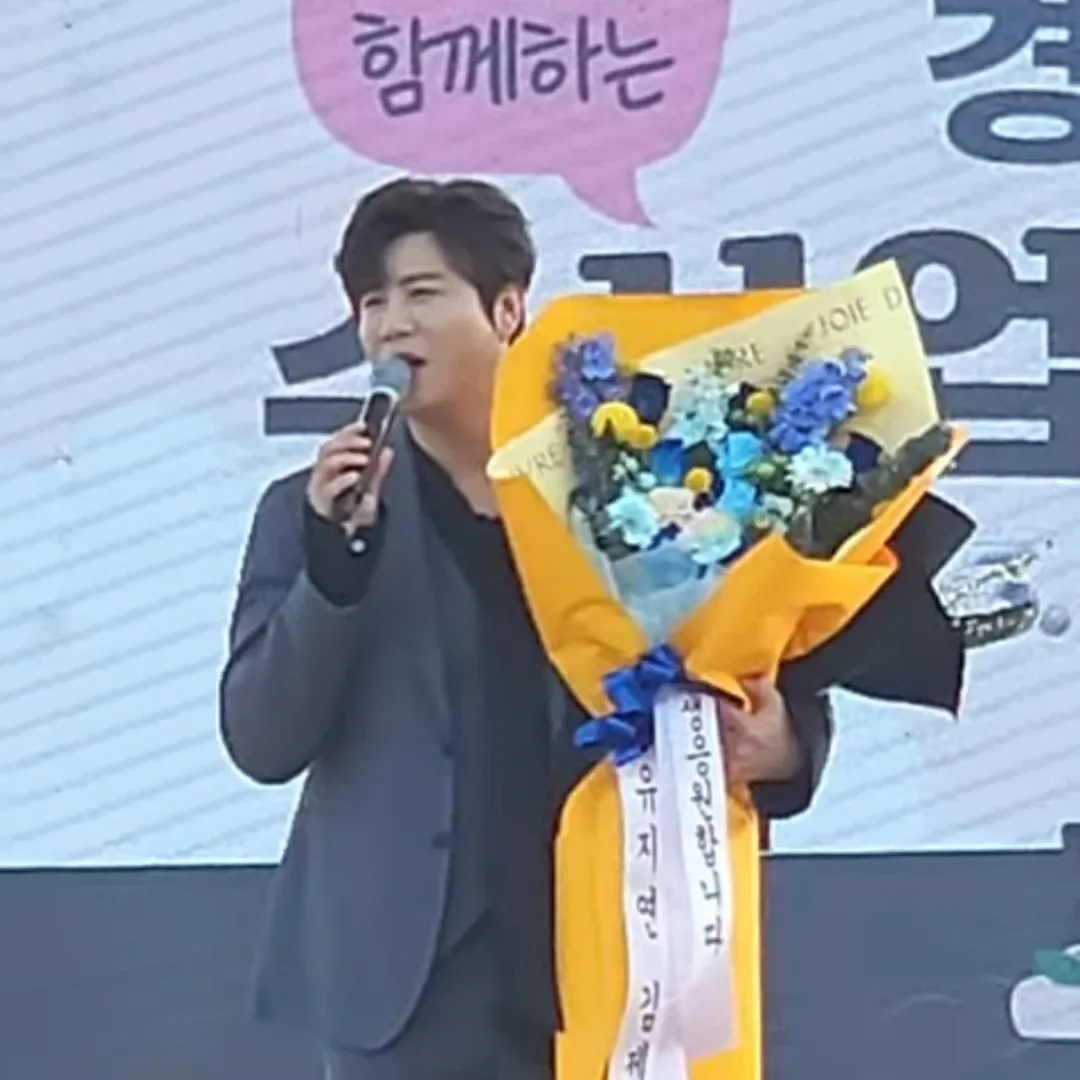 Behind-the-scenes cut of Jin Haesung