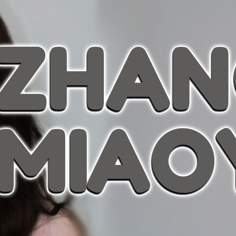 Behind-the-scenes cut of Zhang Miaoyi