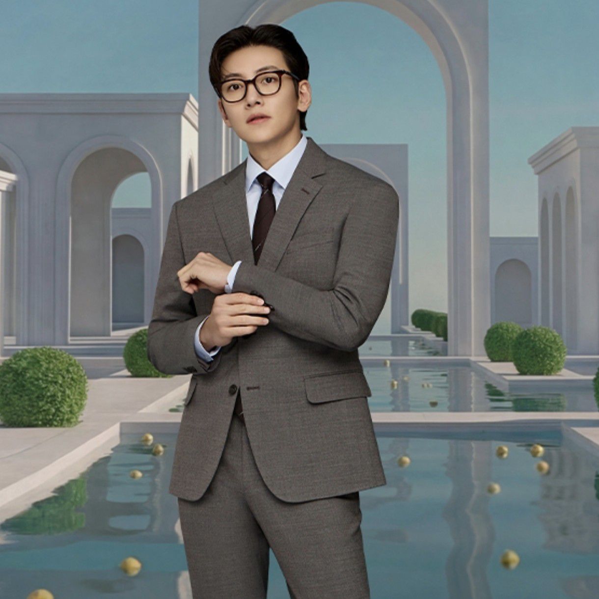 チ・チャンウクのビハインドカット