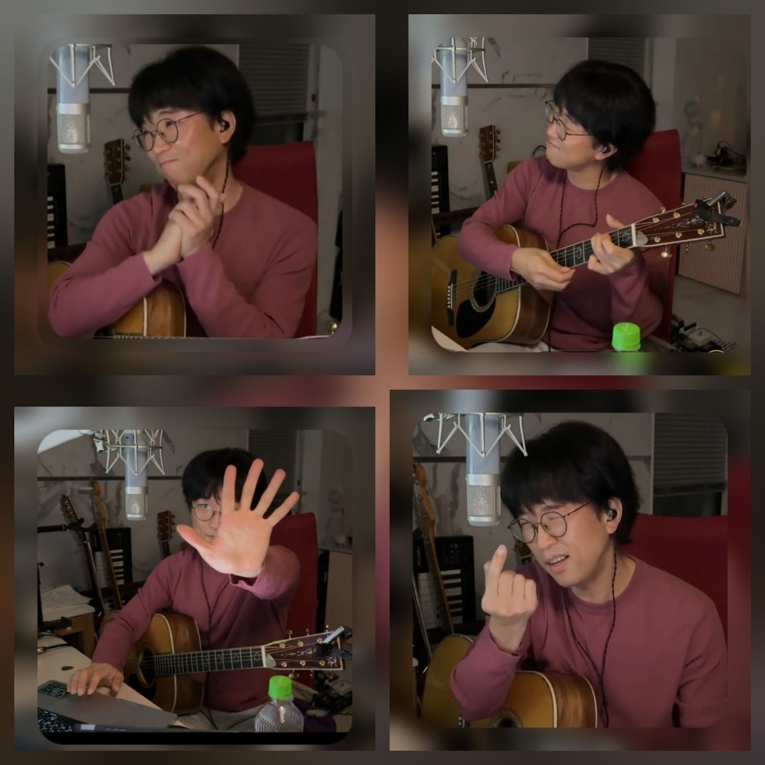 Behind-the-scenes cut of Bak Changgeun