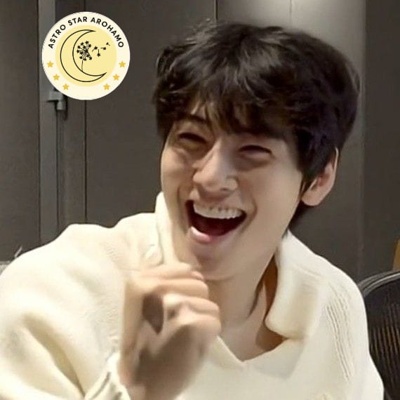 A moment captured by a fan of Cha Eunwoo