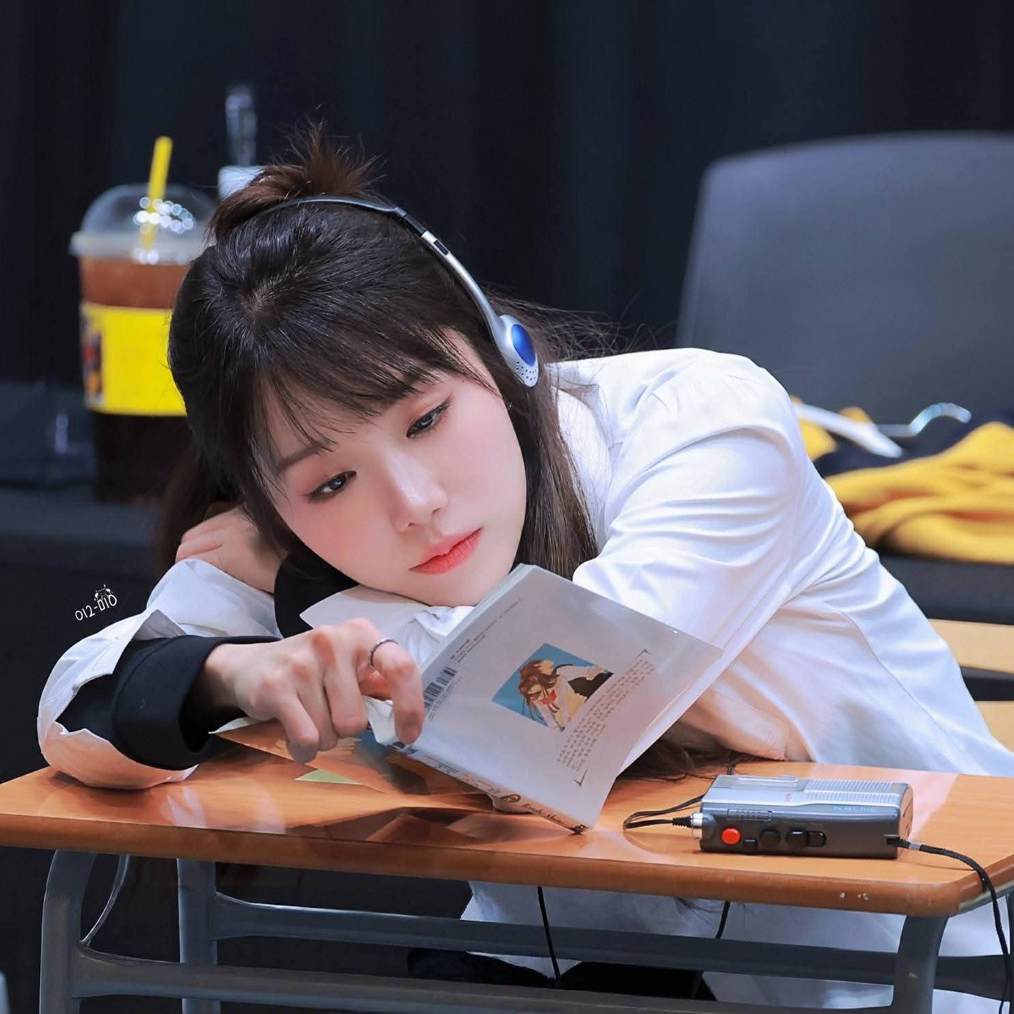 A moment captured by a fan of Jung Eunji