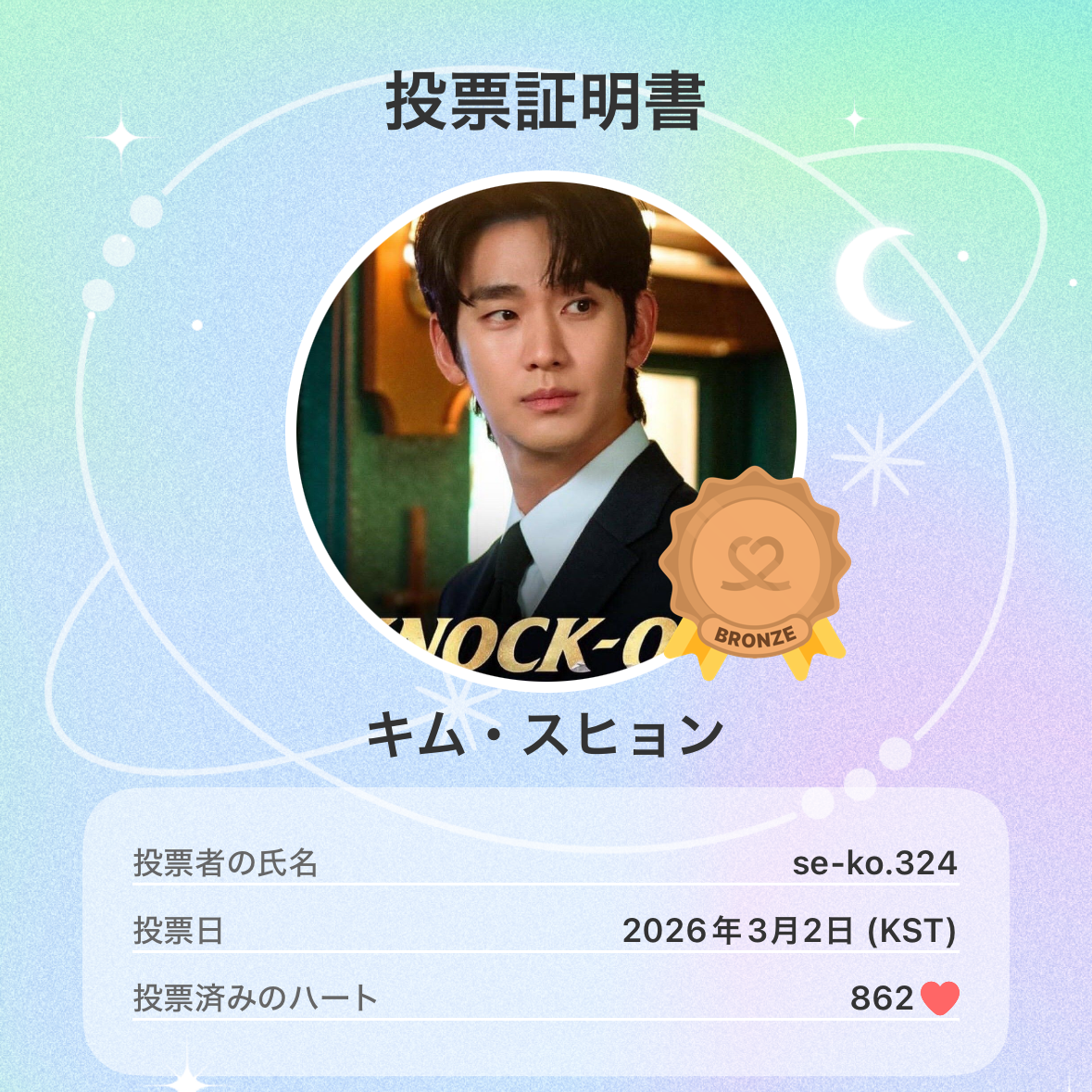 Latest photo of Kim Soohyun