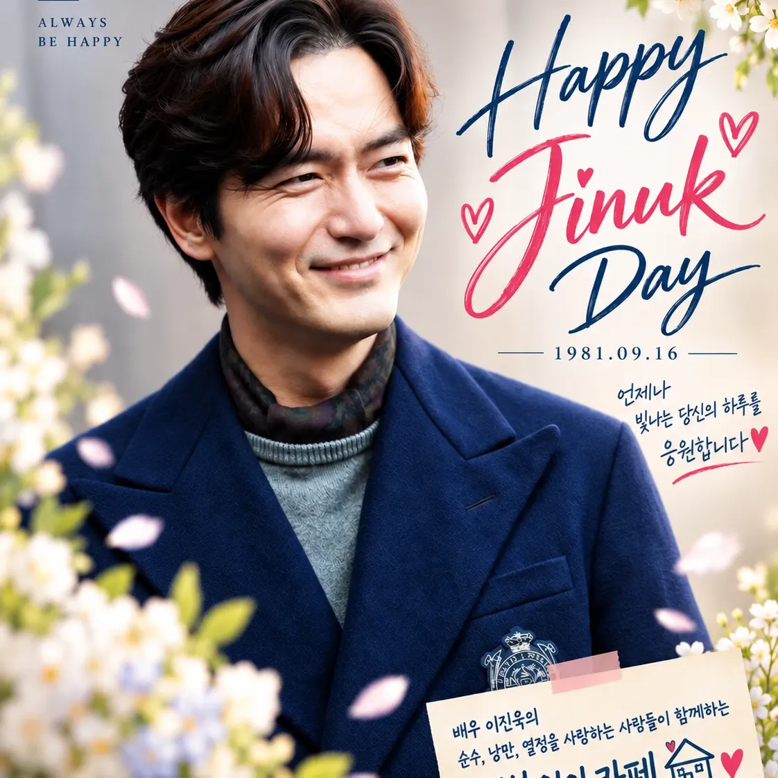 Recent activity shot of Lee Jinwook