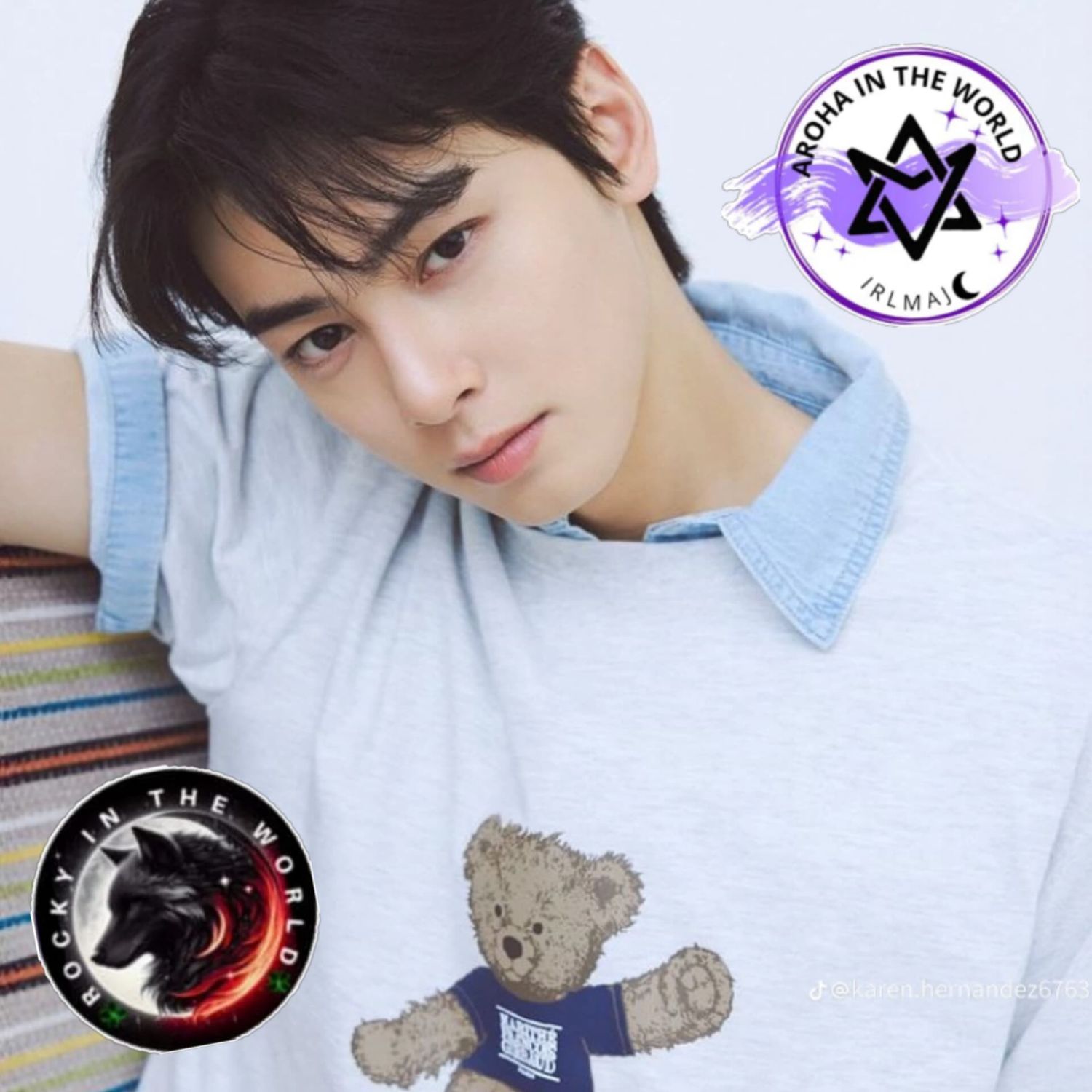 A moment captured by a fan of Cha Eunwoo