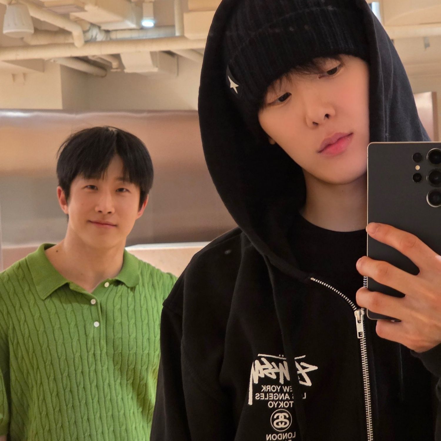 A moment captured by a fan of Yoon Sanha