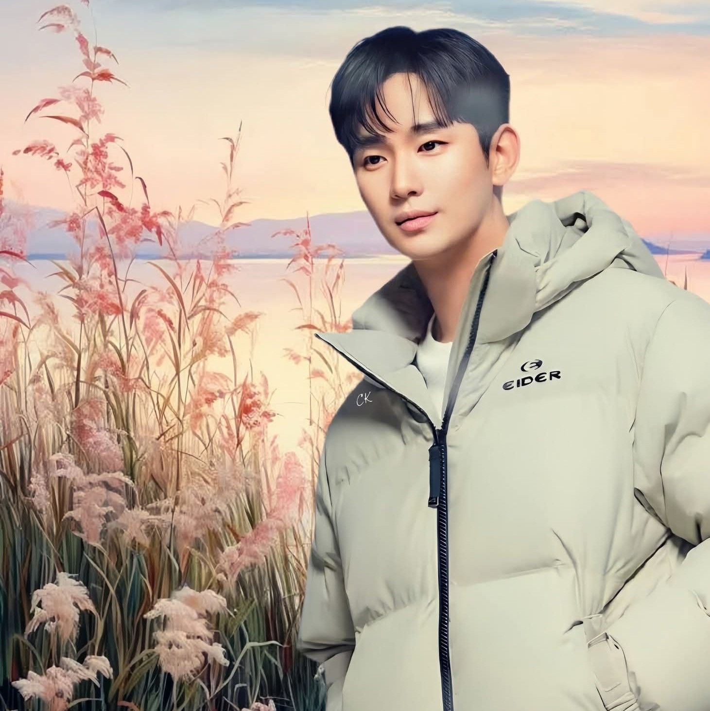 粉丝拍下的金秀贤瞬间