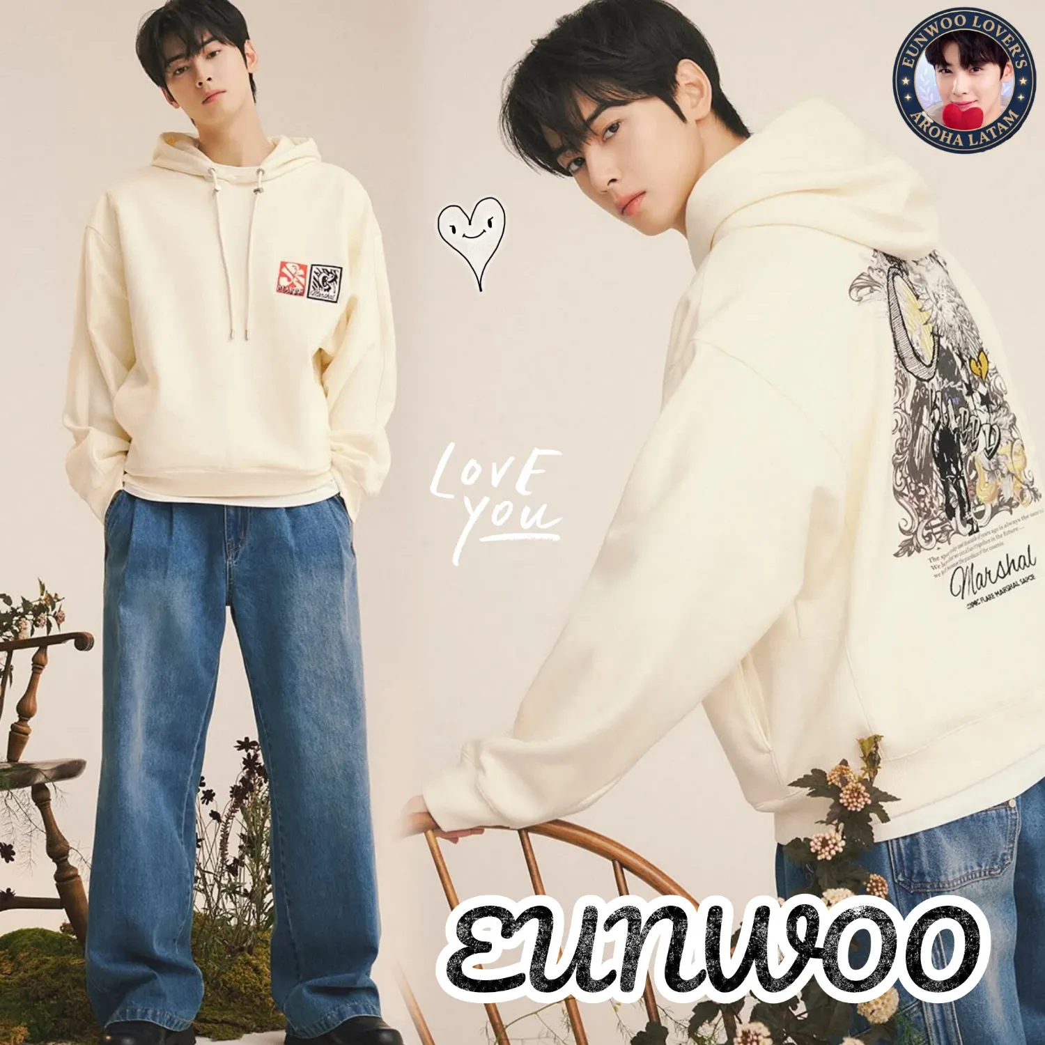 Behind-the-scenes cut of Cha Eunwoo