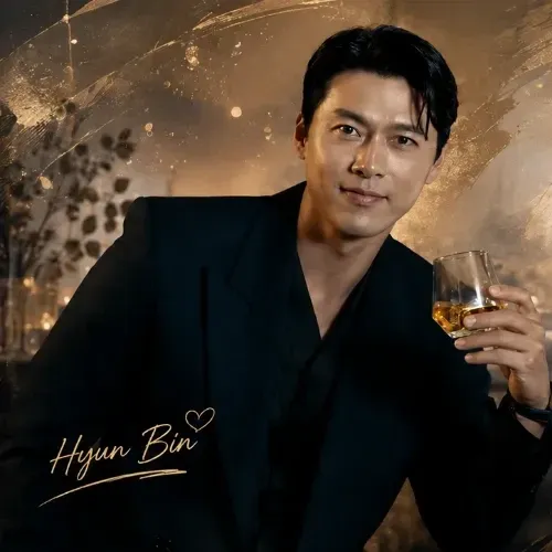 Momen yang diabadikan oleh penggemar Hyun Bin