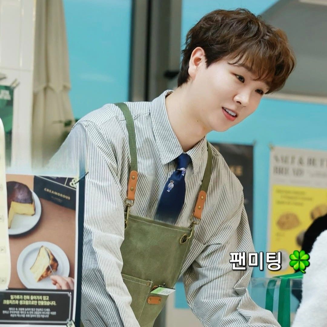 Behind-the-scenes cut of Song Minjun