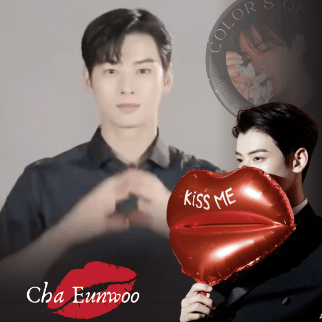 Behind-the-scenes cut of Cha Eunwoo