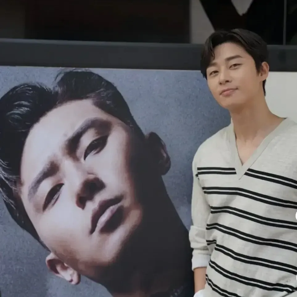 Behind-the-scenes cut of Park Seojoon