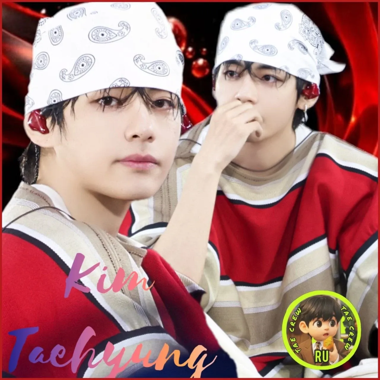 A moment captured by a fan of Kim Taehyung (V)
