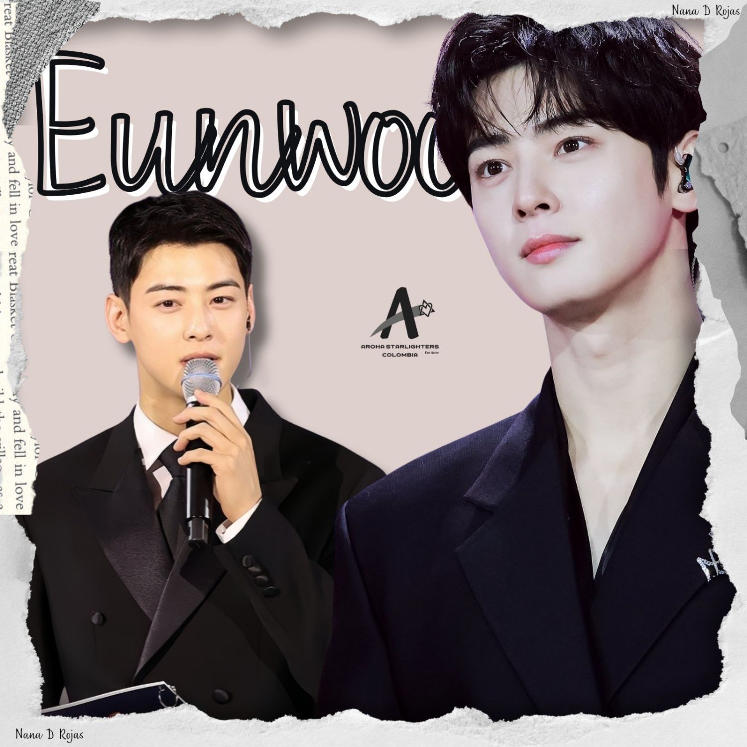 Behind-the-scenes cut of Cha Eunwoo