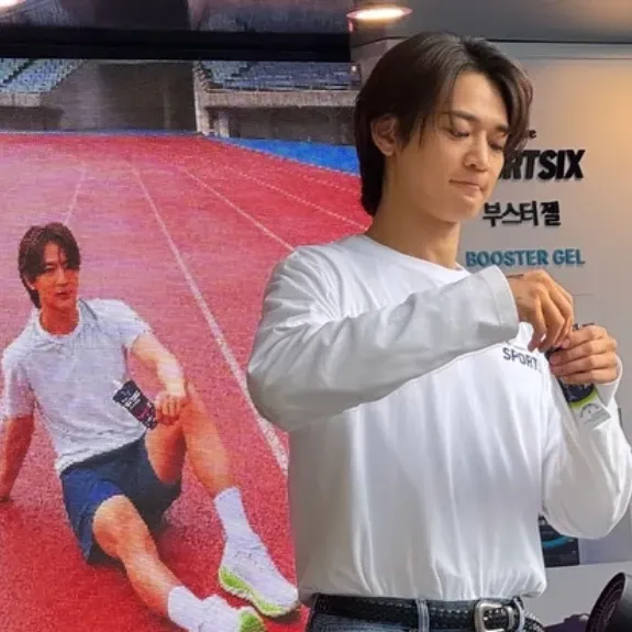 A moment captured by a fan of Choi Minho