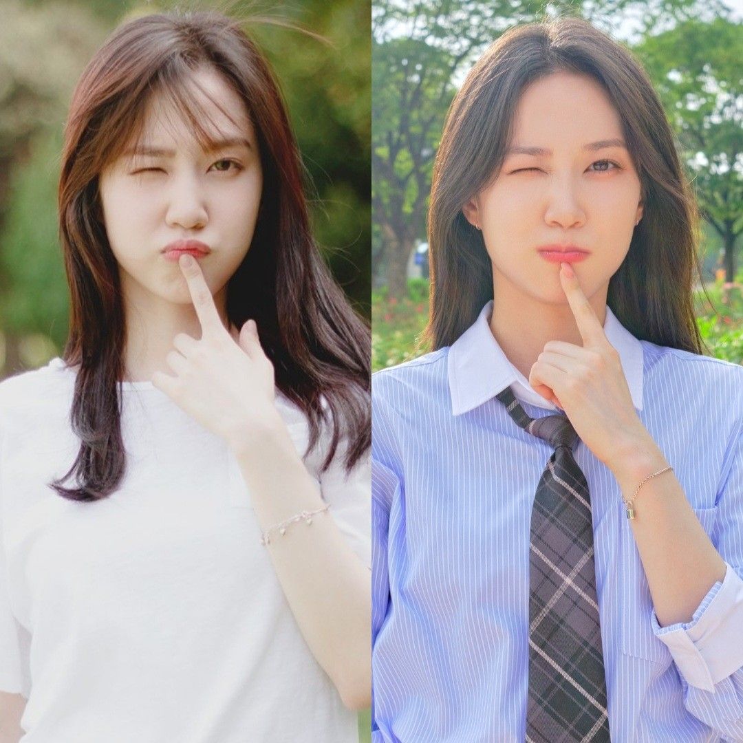 Behind-the-scenes cut of Park Eunbin