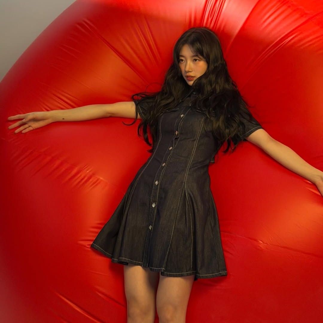 粉絲拍下的裴秀智瞬間