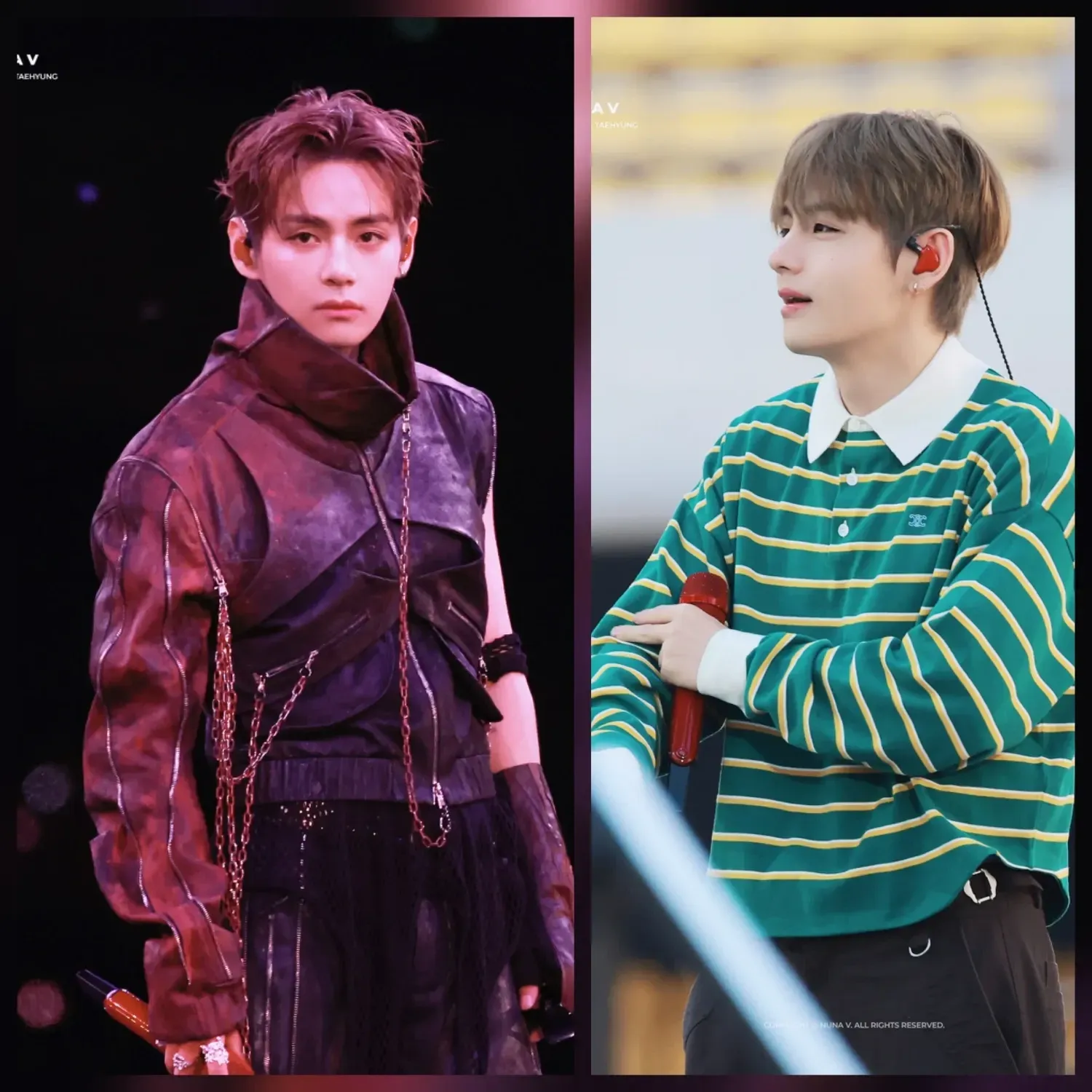 Recent activity shot of Kim Taehyung (V)