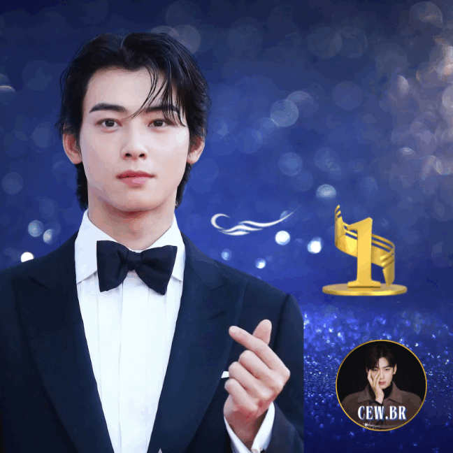 Behind-the-scenes cut of Cha Eunwoo
