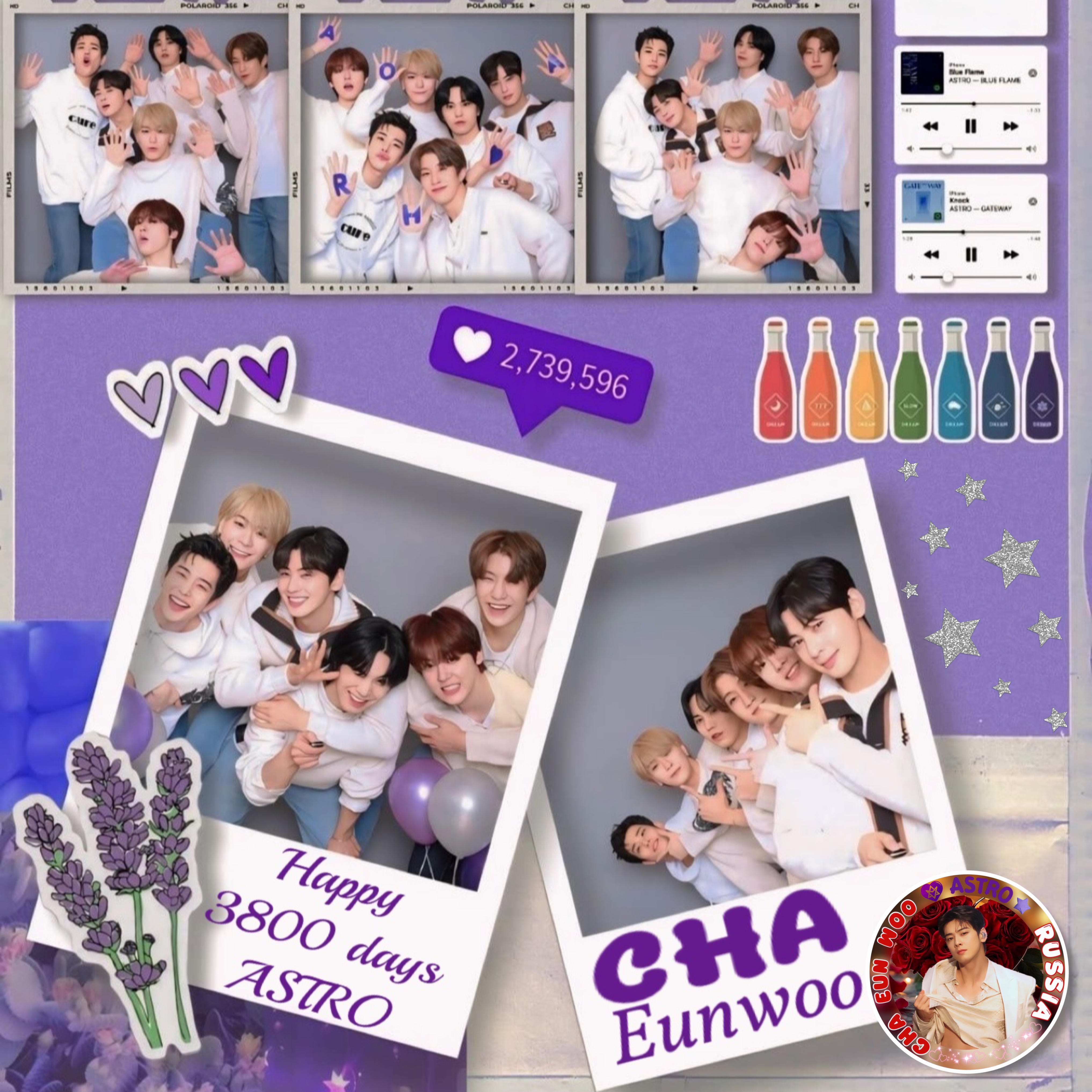 Behind-the-scenes cut of Cha Eunwoo