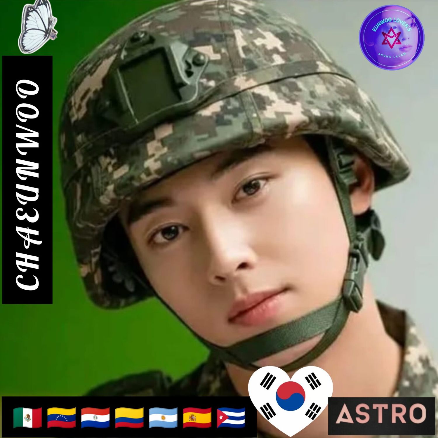 A moment captured by a fan of Cha Eunwoo