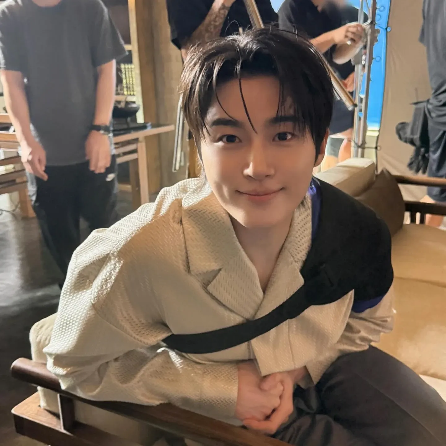 Behind-the-scenes cut of Byeon Wooseok