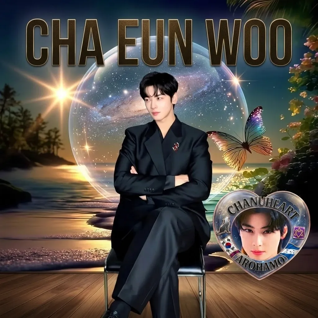 Behind-the-scenes cut of Cha Eunwoo