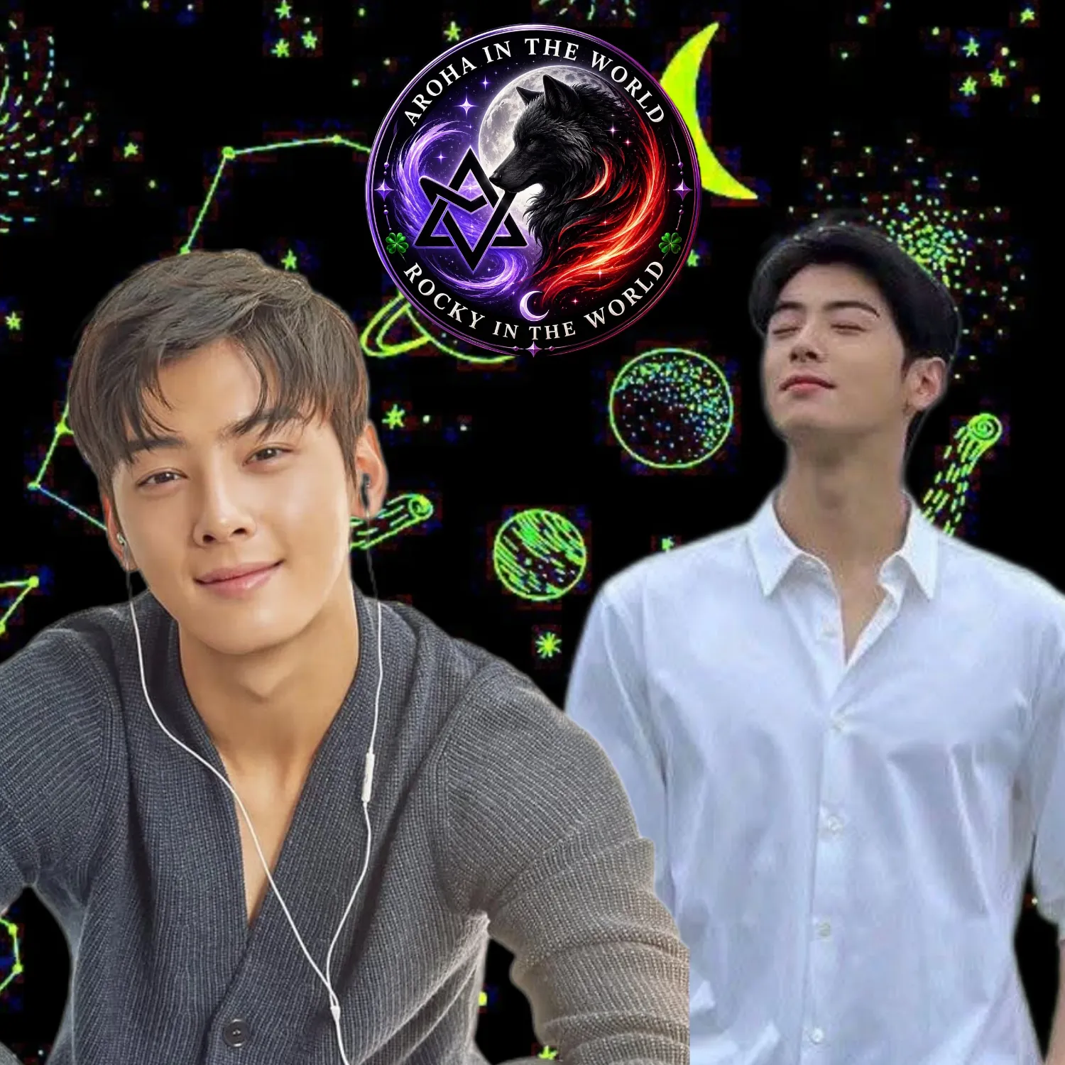 Behind-the-scenes cut of Cha Eunwoo