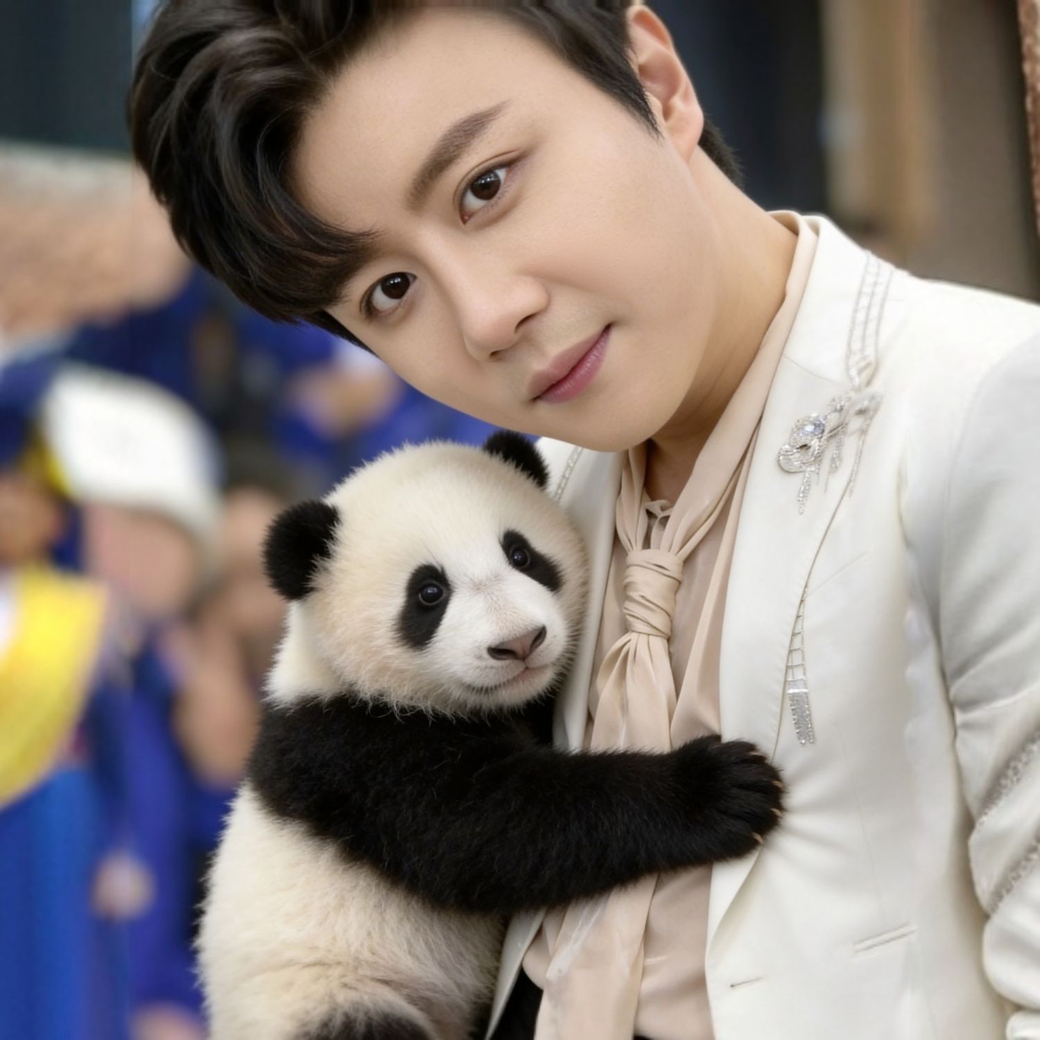 Behind-the-scenes cut of Jin Haesung