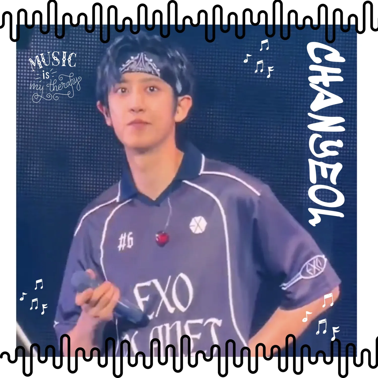 Recent activity shot of Chanyeol
