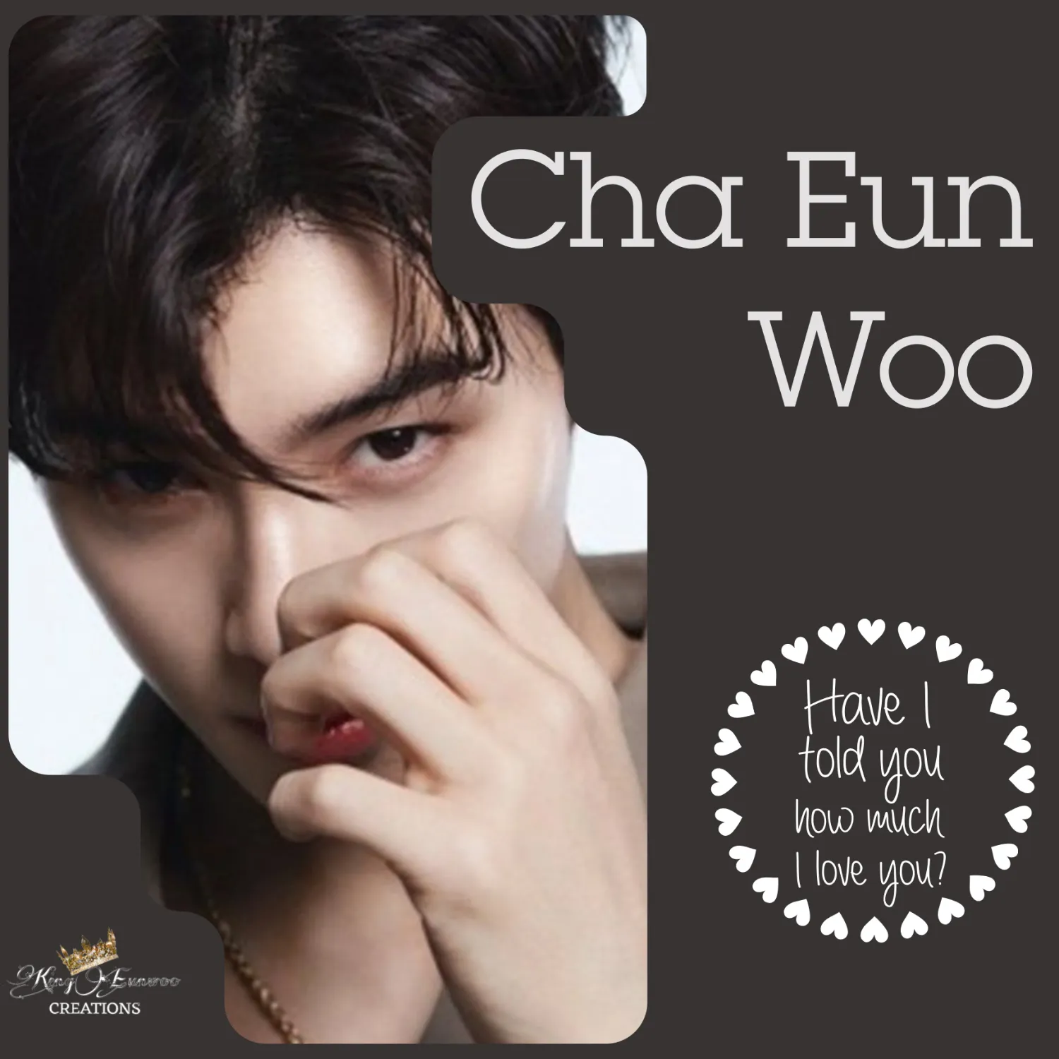 Behind-the-scenes cut of Cha Eunwoo